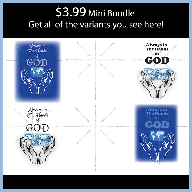 Hands of God Mini Bundle Image - ChristianPrintableDesigns.com