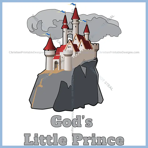 Free Christian Printable Kids Gods Little Prince Image - ChristianPrintableDesigns.com