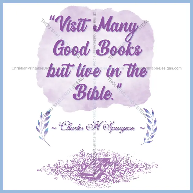 Charles Spurgeon Quote Image - ChristianPrintableDesigns.com