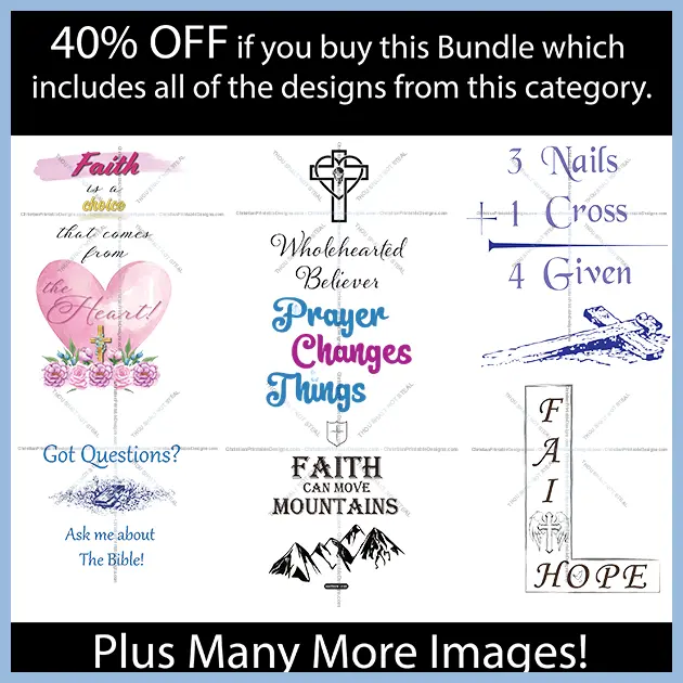 Faith Designs Bundle Image - ChristianPrintableDesigns.com